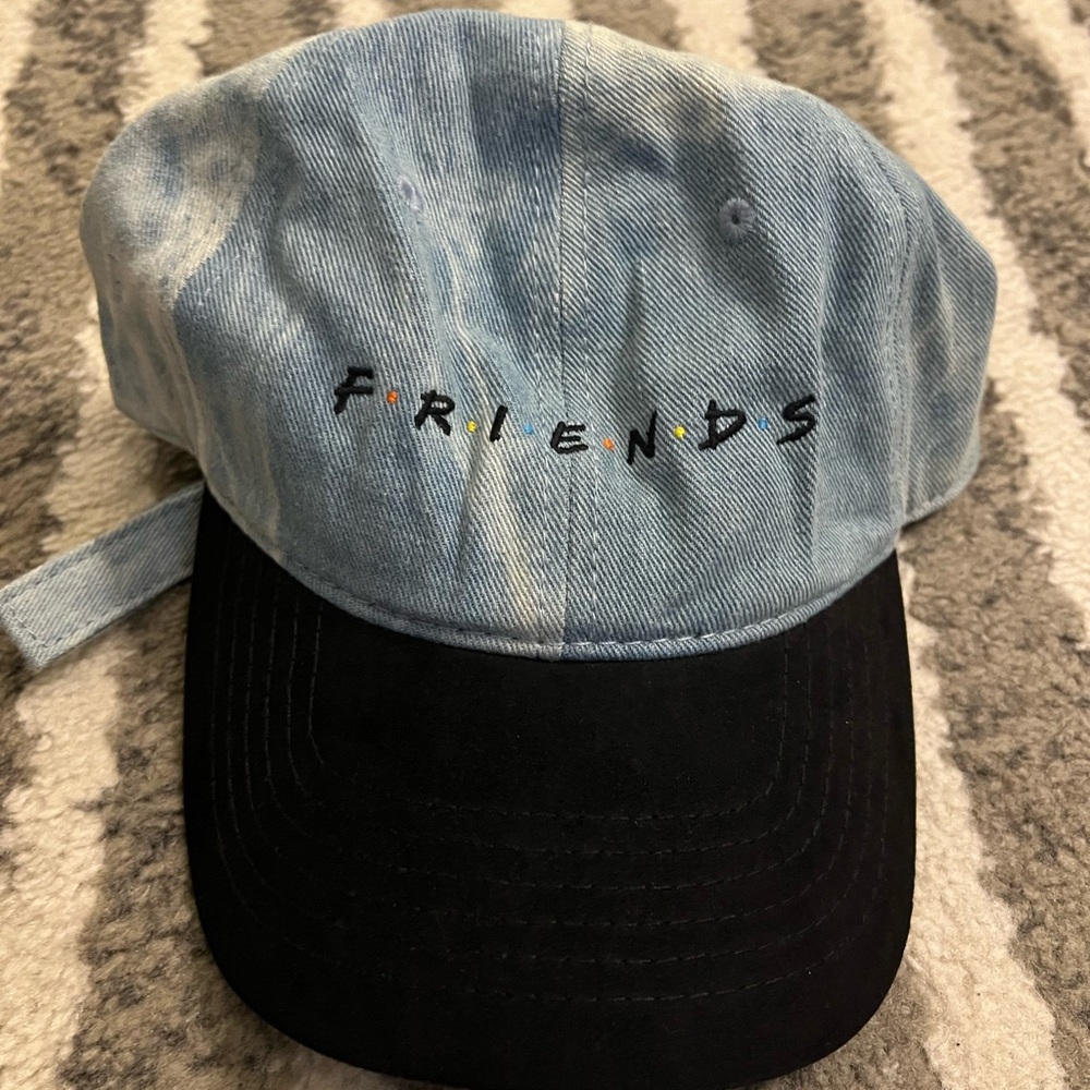 Blue and Black 'Friends' Cap